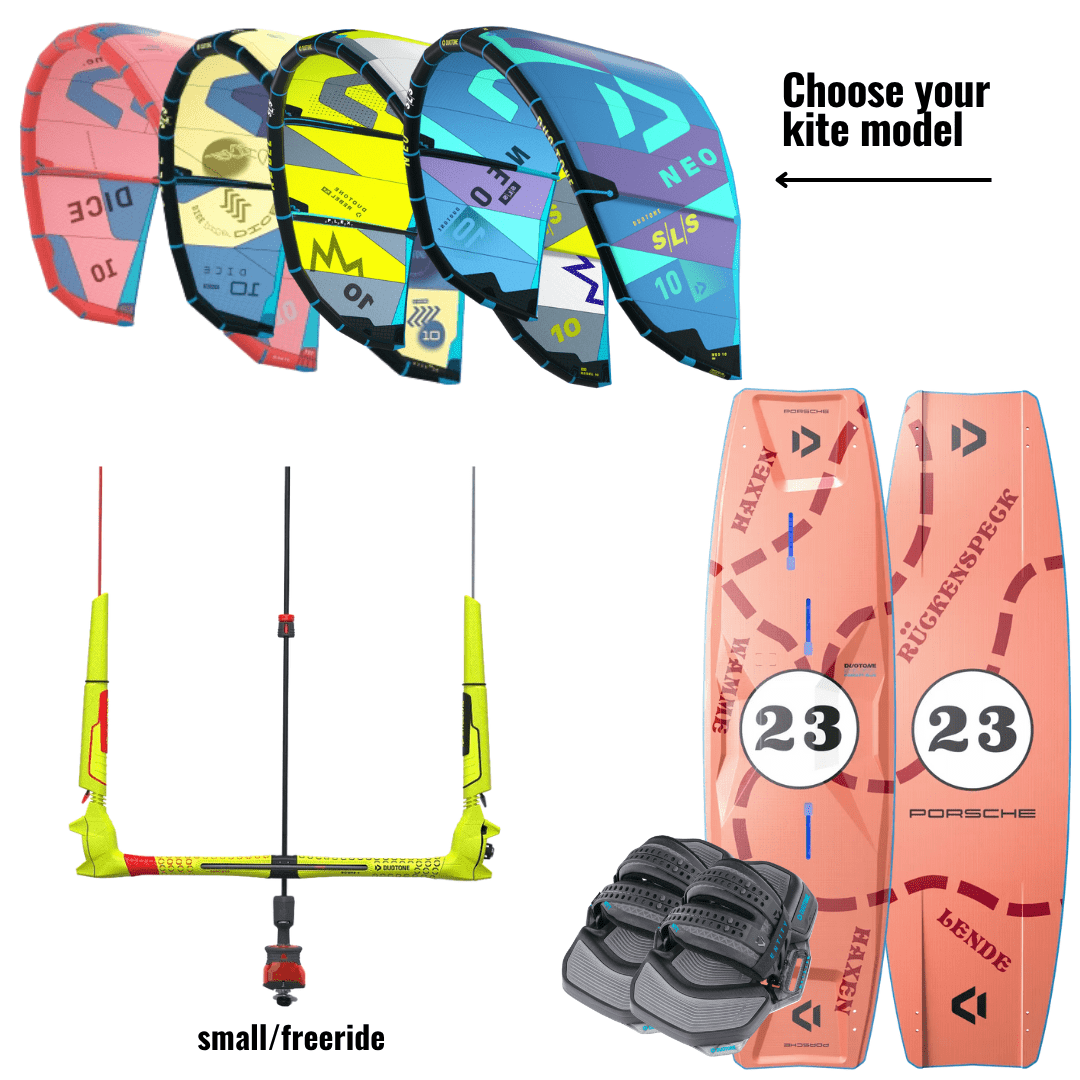 DUOTONE kite Set with Bar and Board